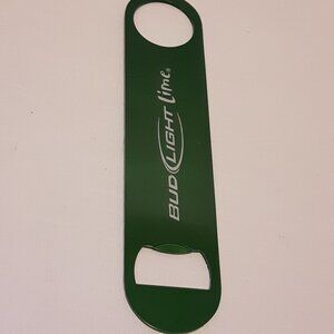 Bud Light Lime Bottle Opener Metallic Finish
